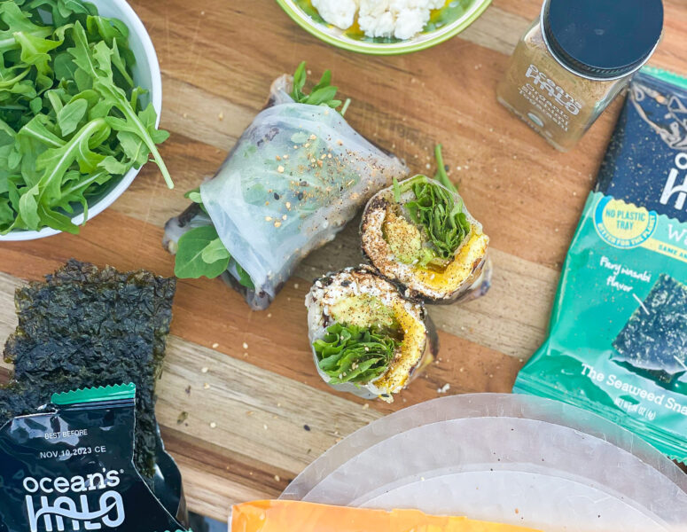 The feta egg breakfast wrap