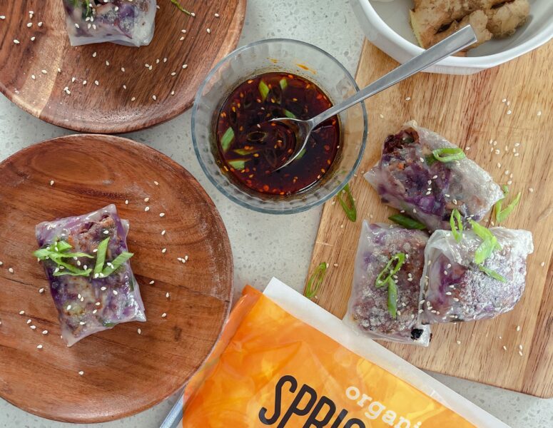 Rice Paper Dumplings (gluten-free & plant-based!)