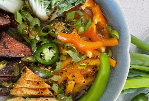 Ocean’s Halo Vegetable Loaded Pho (vegan & non-vegan option)