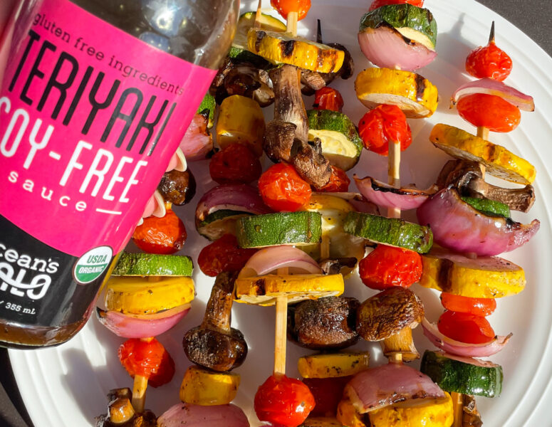 Teriyaki Veggie Kabobs
