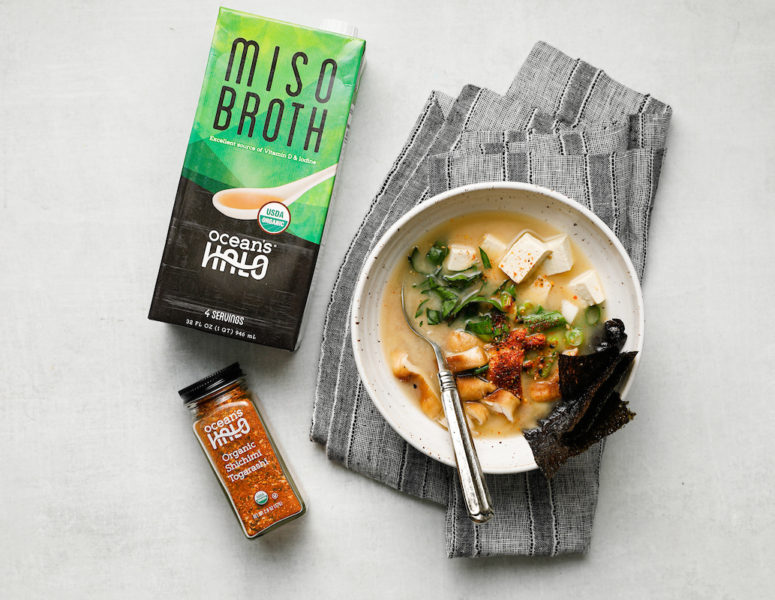 Miso Soup featuring Ocean’s Halo Miso Broth