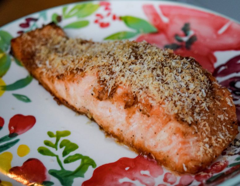 Teriyaki-Glazed Coconut Salmon