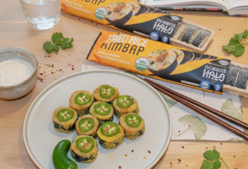 계란 입힌 볶음밥 김밥