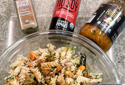 亚洲风味泡菜意面沙拉