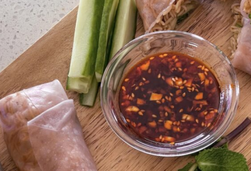 紫米蒜香面夏日清爽卷