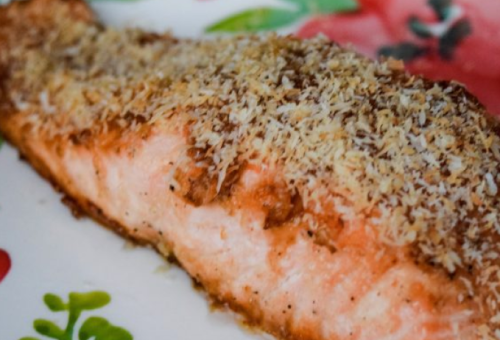 椰香照烧三文鱼